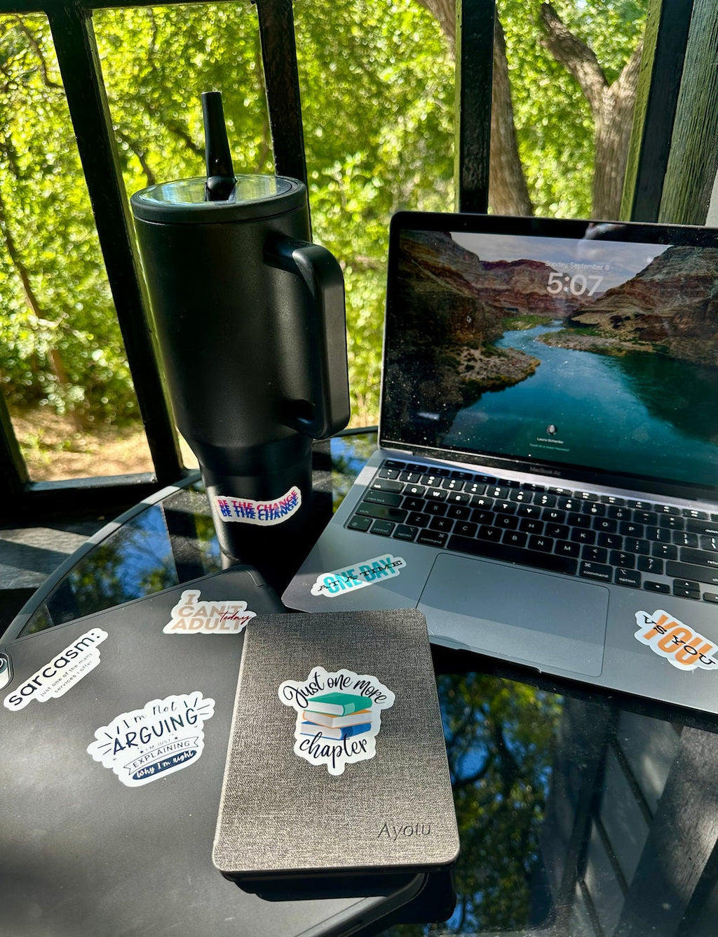 Let's Play Two Waterproof Sticker: Baseball Inspired Vinyl Decal