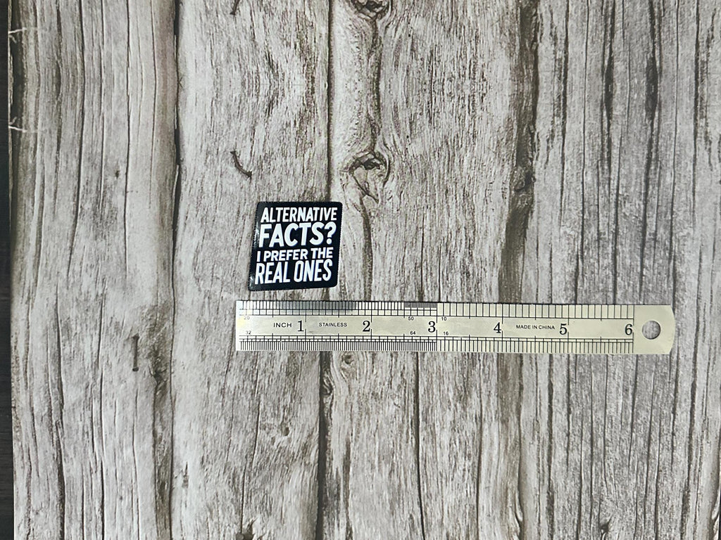 Funny Political Waterproof Sticker "Alternative Facts": Anti-Trump Vinyl Decal