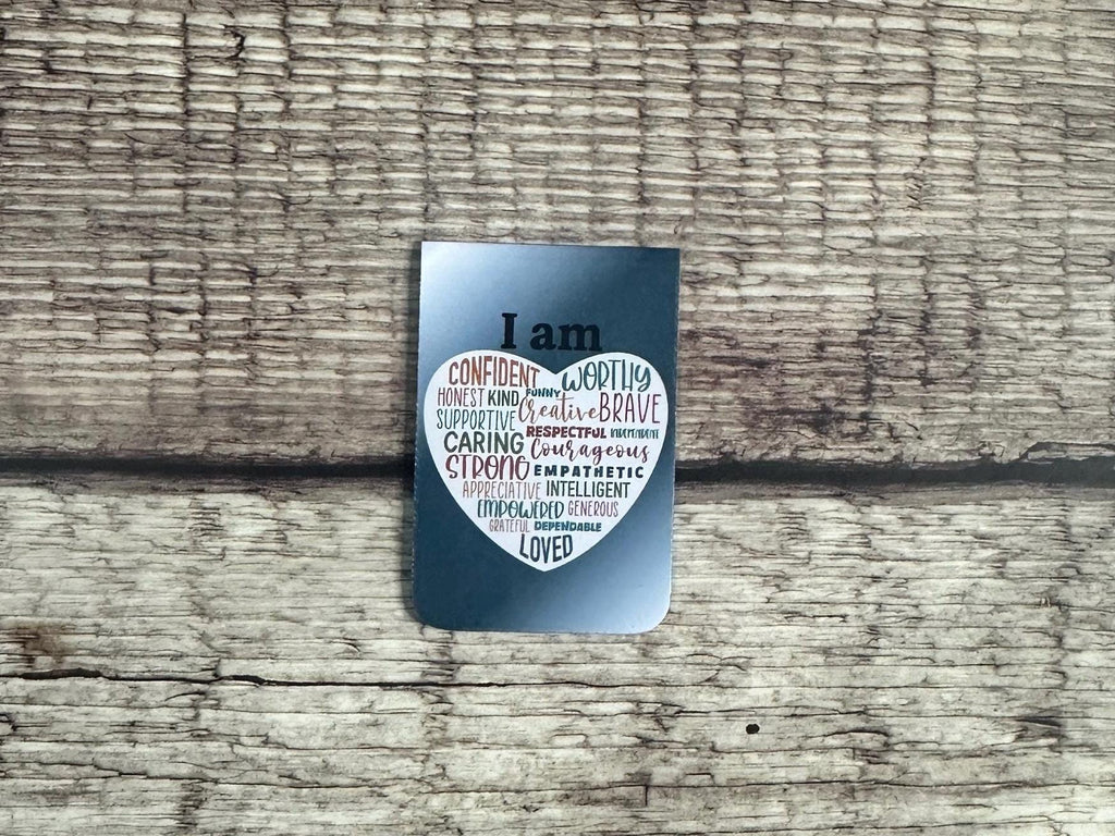 Motivational Magnetic Bookmark: I Am Affirmations - Gift for Book Lovers