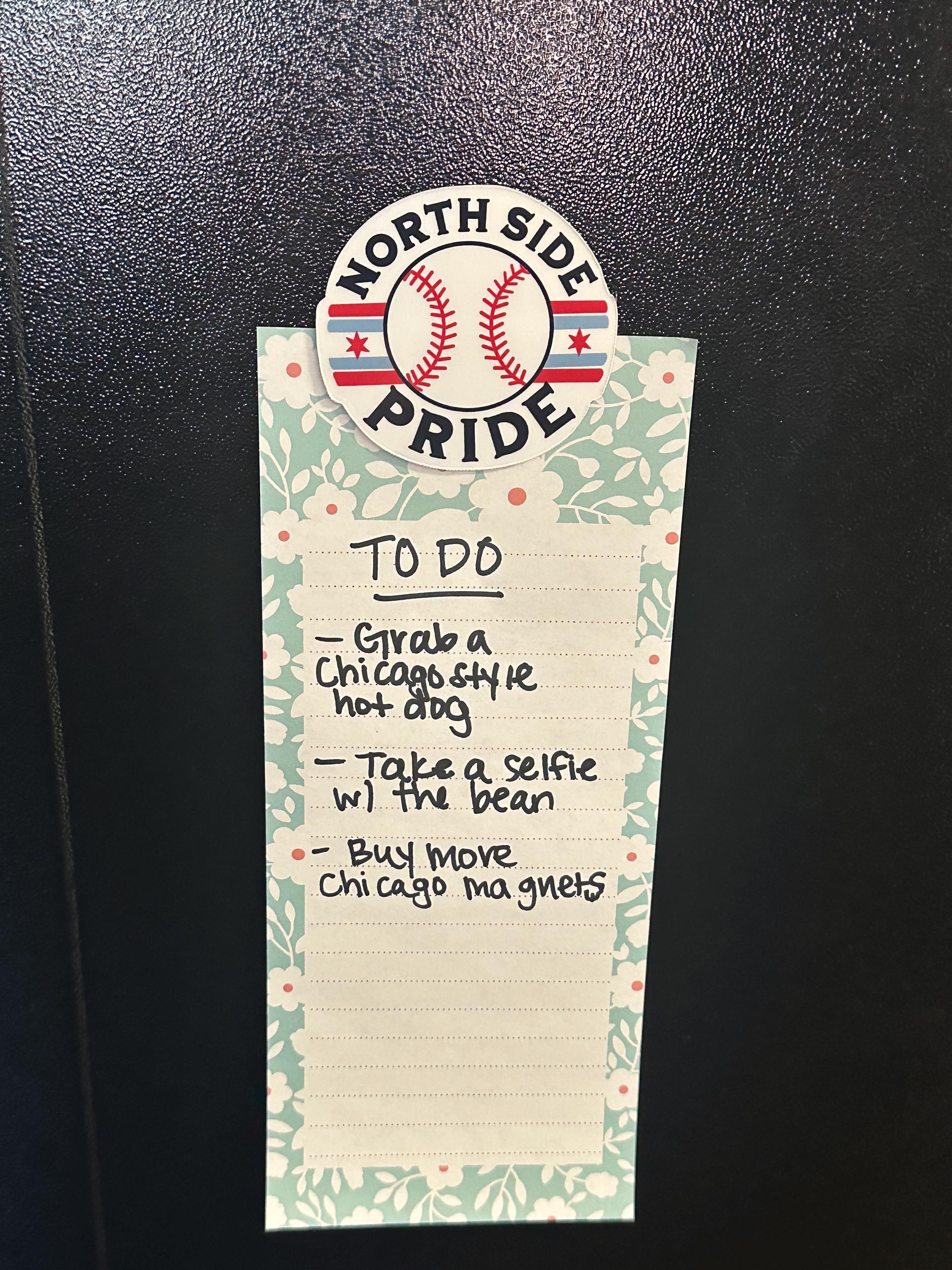 Chicago Baseball Waterproof Sticker: North Side Pride Baseball, Chicago Flag