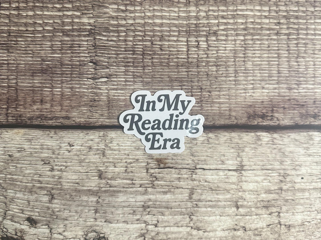 Book Lover Humor: In My Reading Era Sticker - Waterproof Vinyl Decal