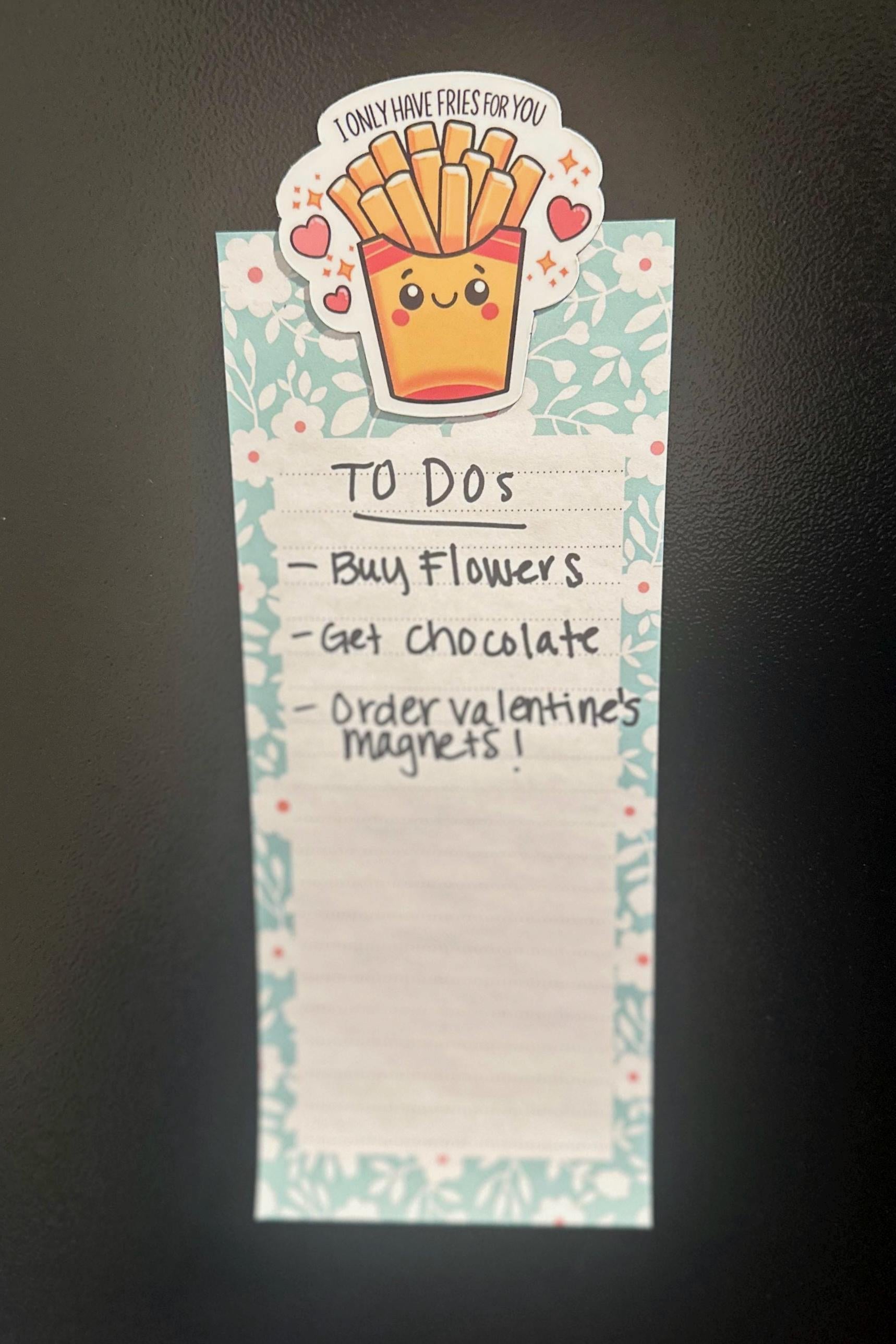 I Only Have Fries for You Sticker or Magnet – Cute Food Pun Gift - Funny Food Lover Gift - Vinyl Sticker for Laptops & Water Bottles