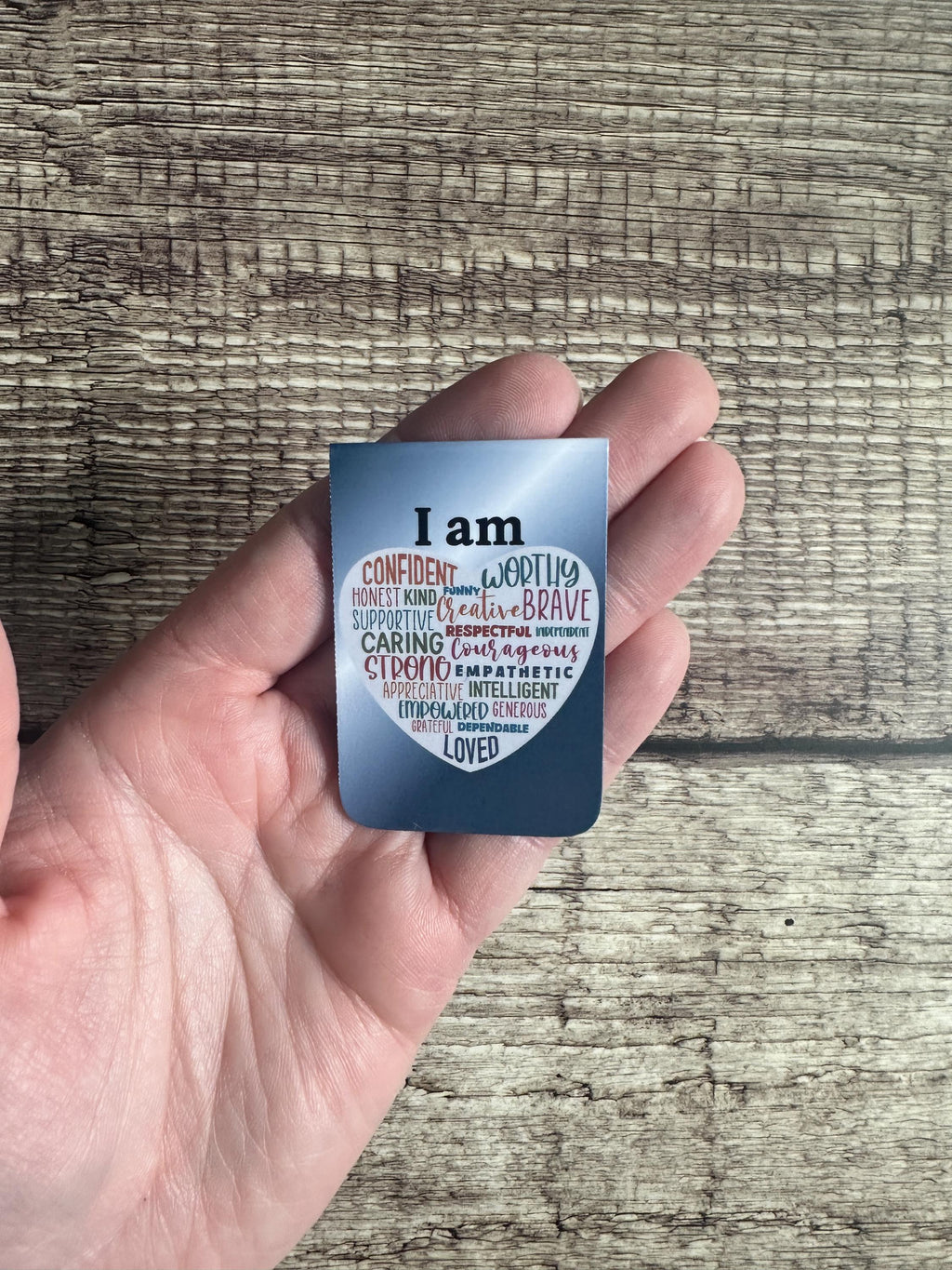 Motivational Magnetic Bookmark: I Am Affirmations - Gift for Book Lovers