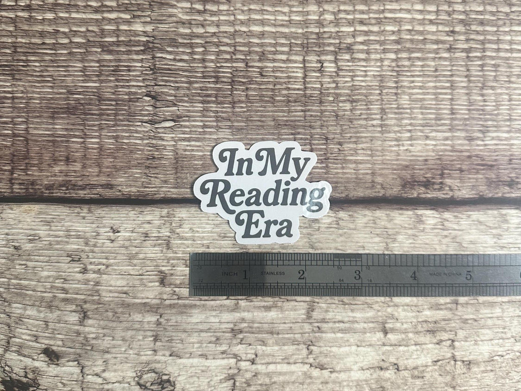 Book Lover Humor: In My Reading Era Sticker - Waterproof Vinyl Decal