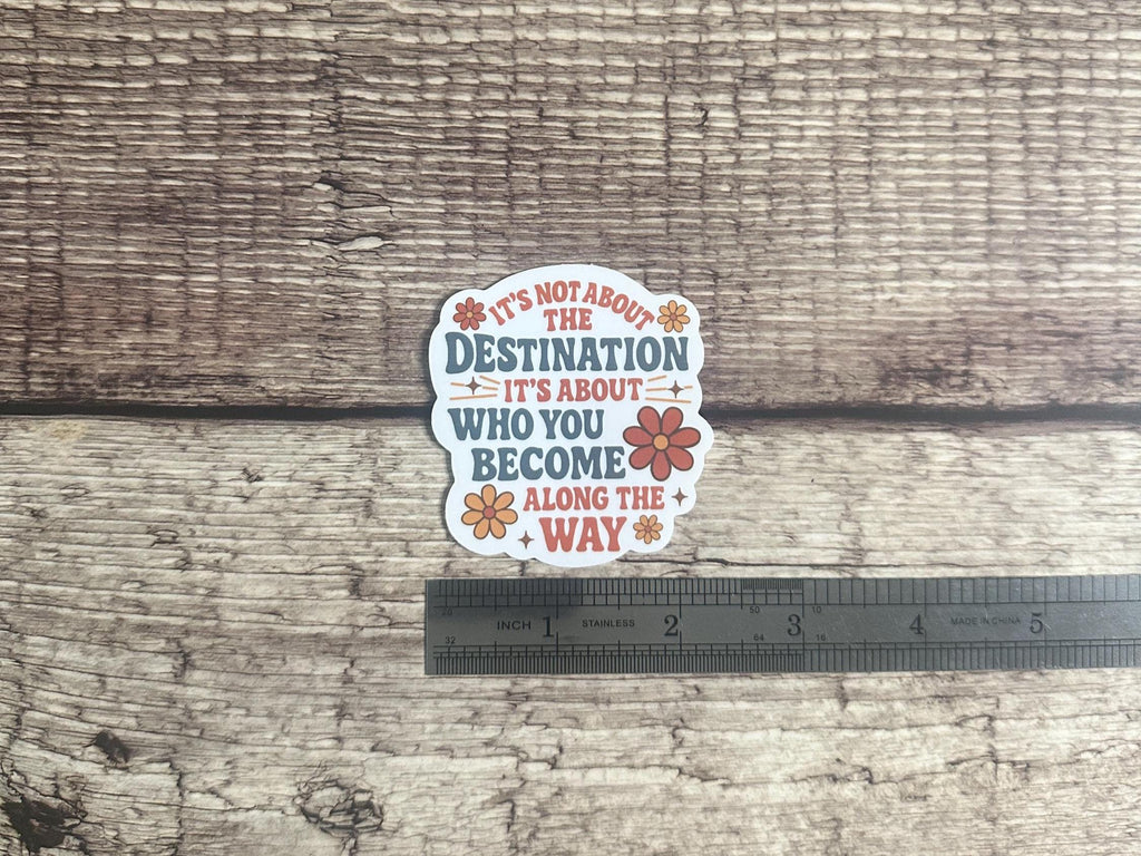 Motivational Quote Vinyl Decal: Inspirational Laptop, Water Bottle Sticker