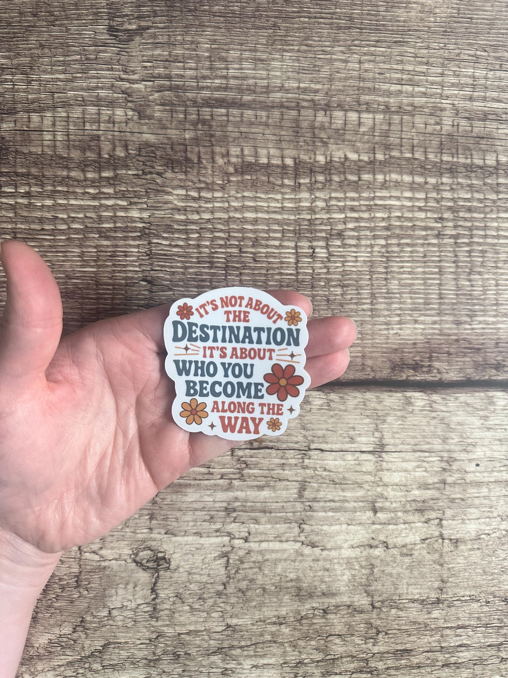 Motivational Quote Vinyl Decal: Inspirational Laptop, Water Bottle Sticker