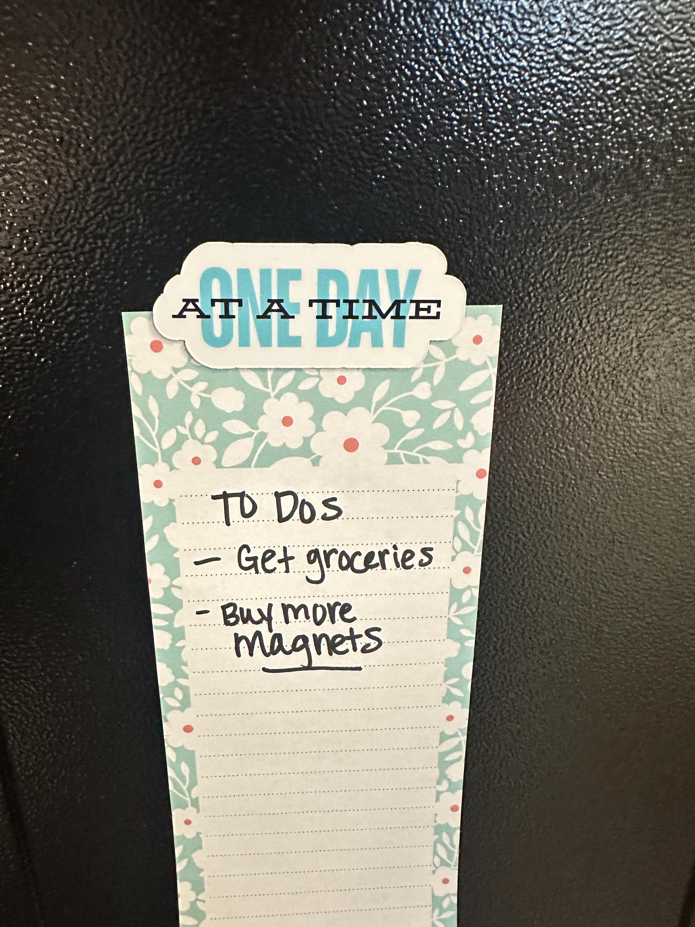 One Day at a Time Waterproof Sticker: Inspirational Sobriety Vinyl Decal