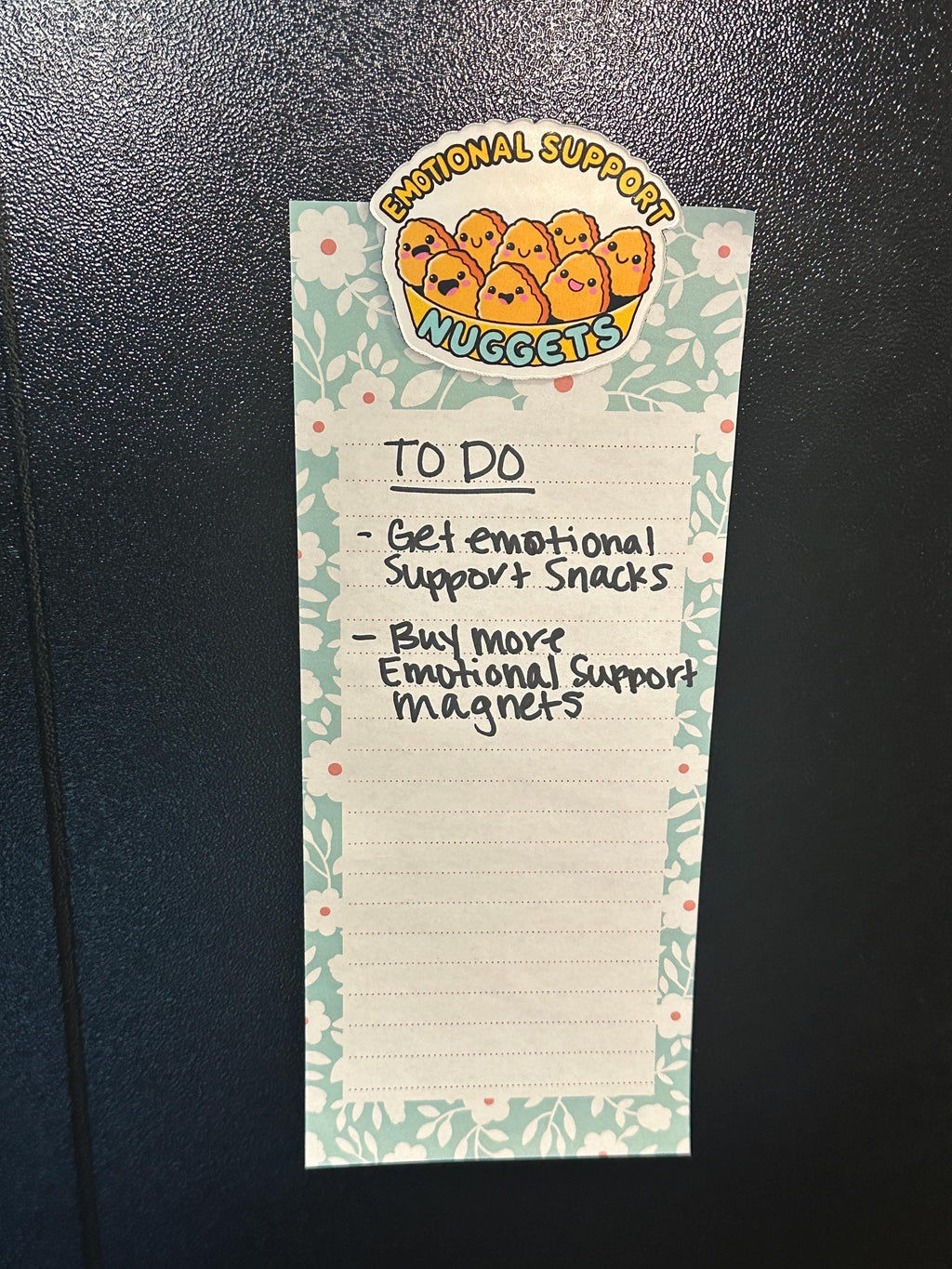 Funny Mental Health Waterproof Sticker "Emotional Support Nuggets" Funny Foodie Vinyl Decal Gift