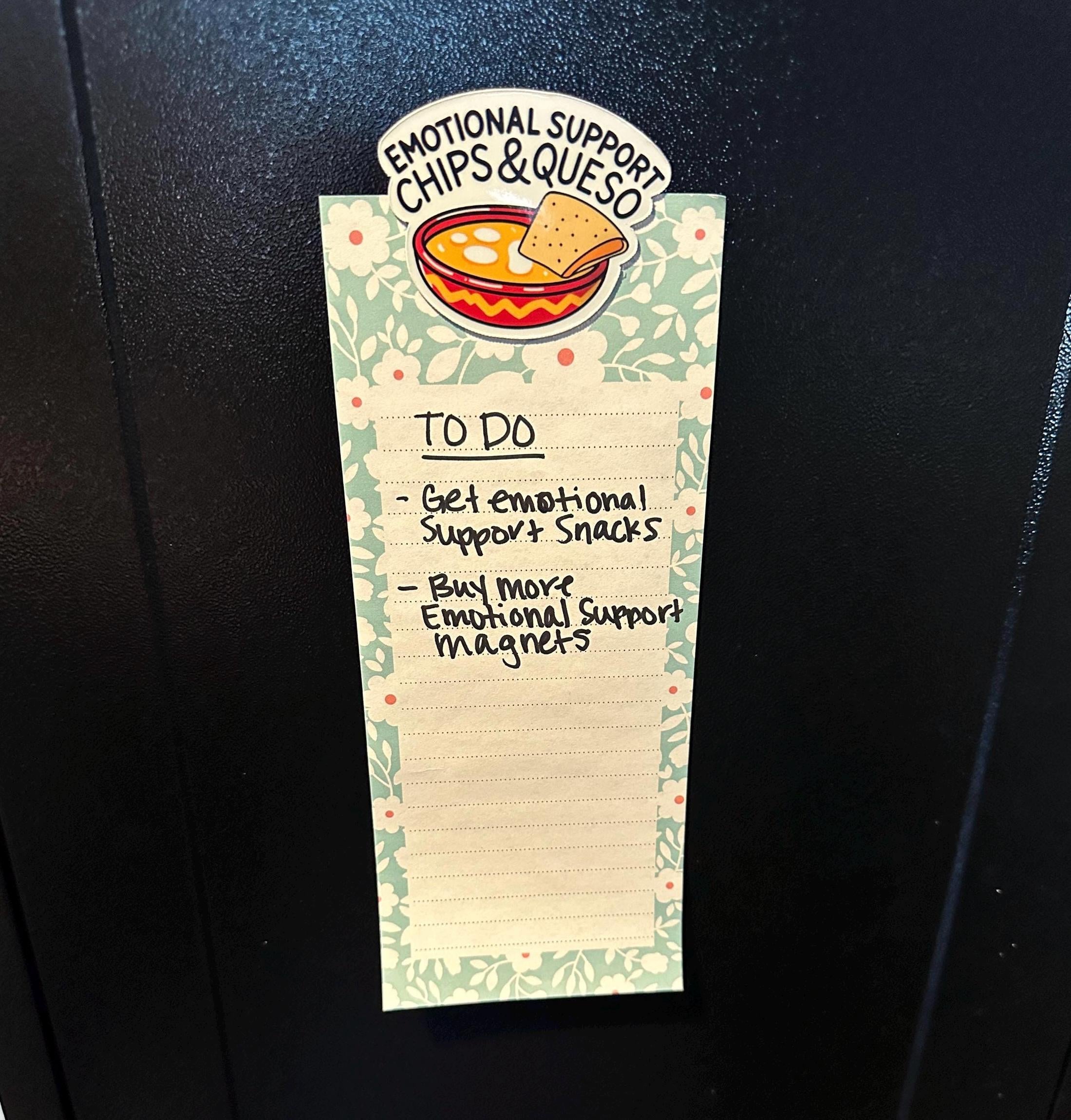 Emotional Support Chips and Queso Sticker - Waterproof Vinyl Decal