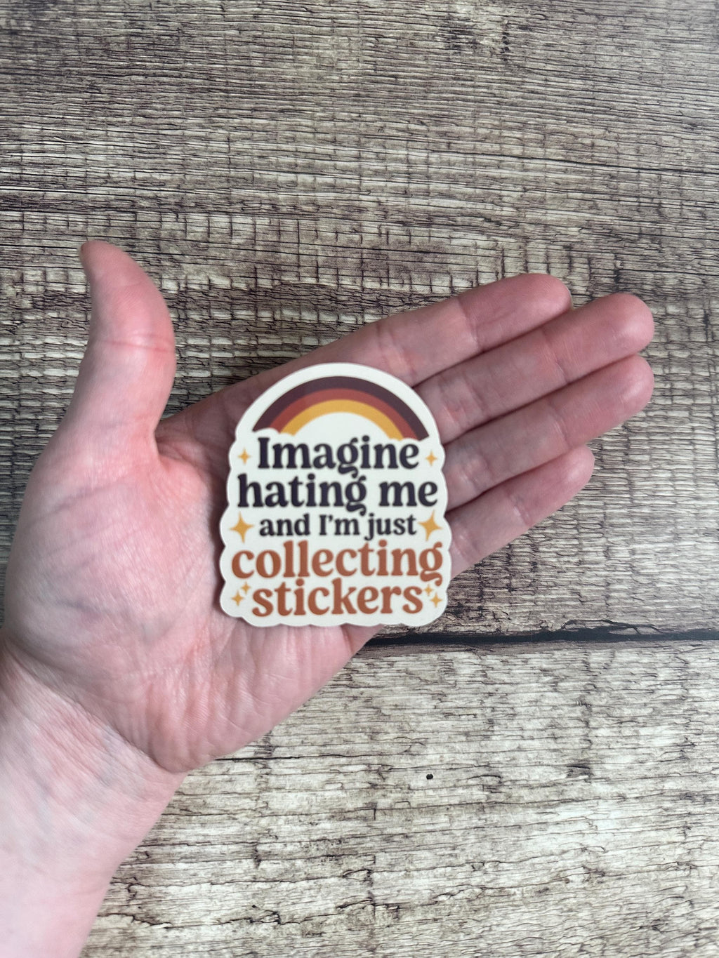 Funny Sticker: Sassy Sticker Collector - Waterproof Vinyl Decal for Water Bottles and Laptops