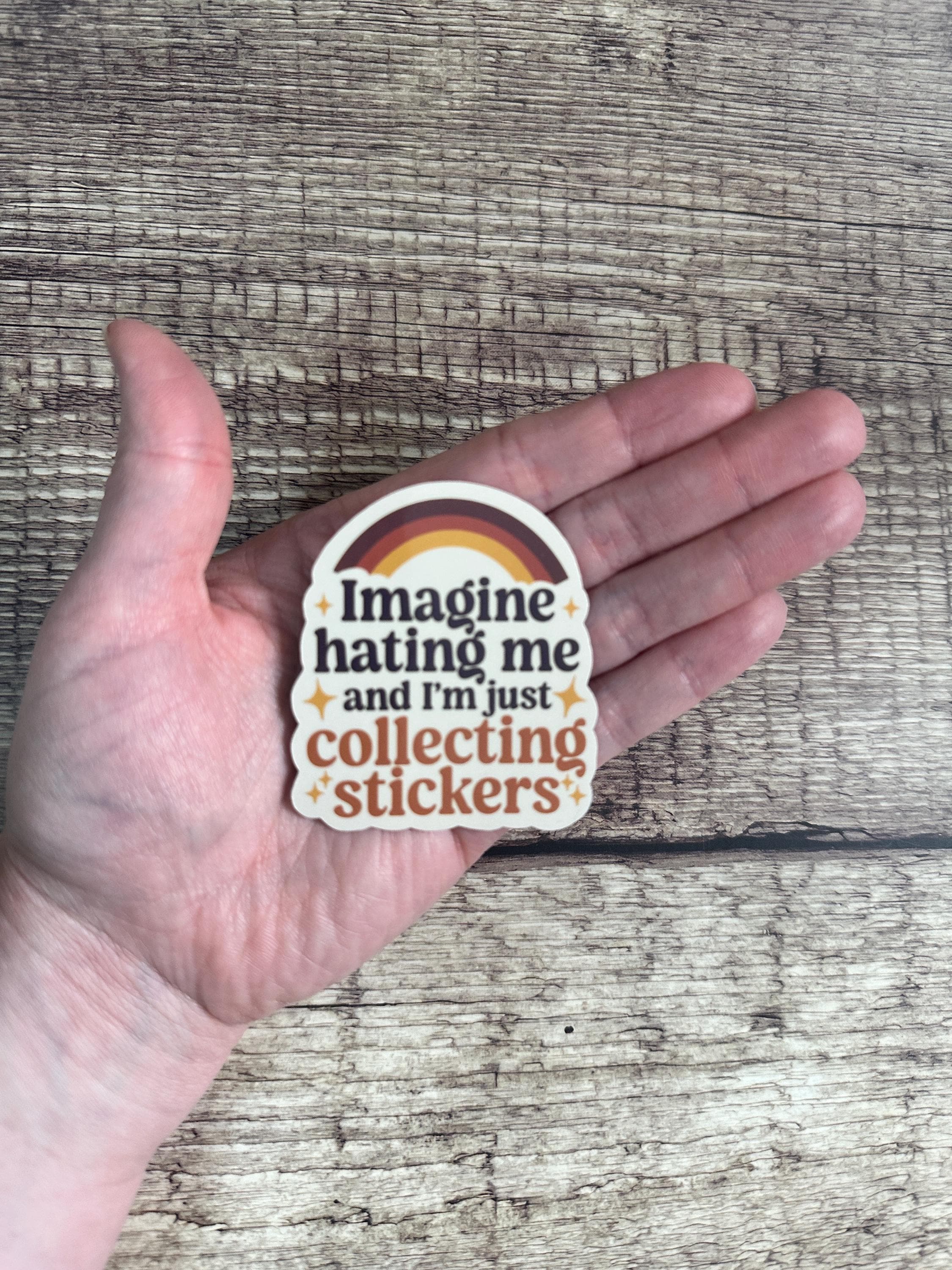 Funny Sticker: Sassy Sticker Collector - Waterproof Vinyl Decal for Water Bottles and Laptops