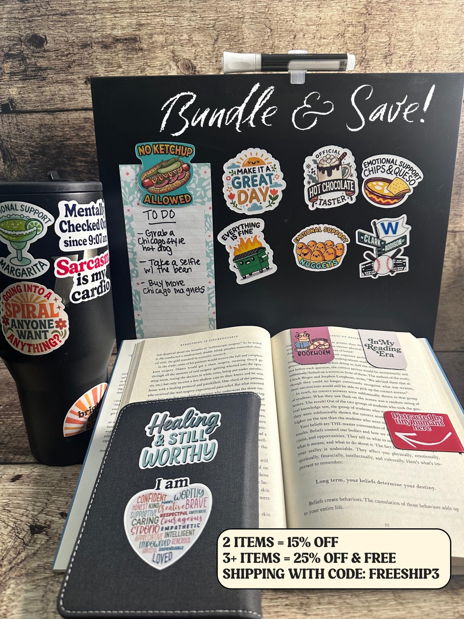 Books Are My Love Language Sticker: Bookish Waterproof Vinyl Decal