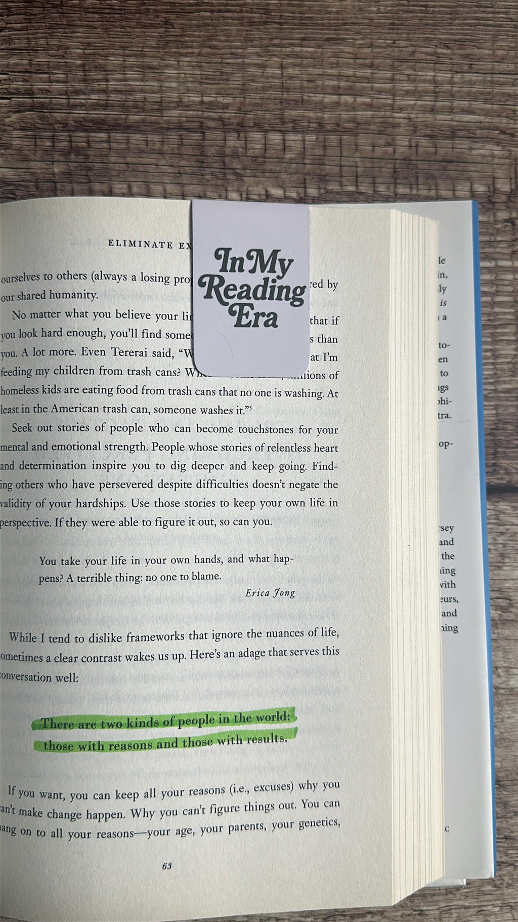 Magnetic Bookmark: In My Reading Era - Gift for Book Lovers