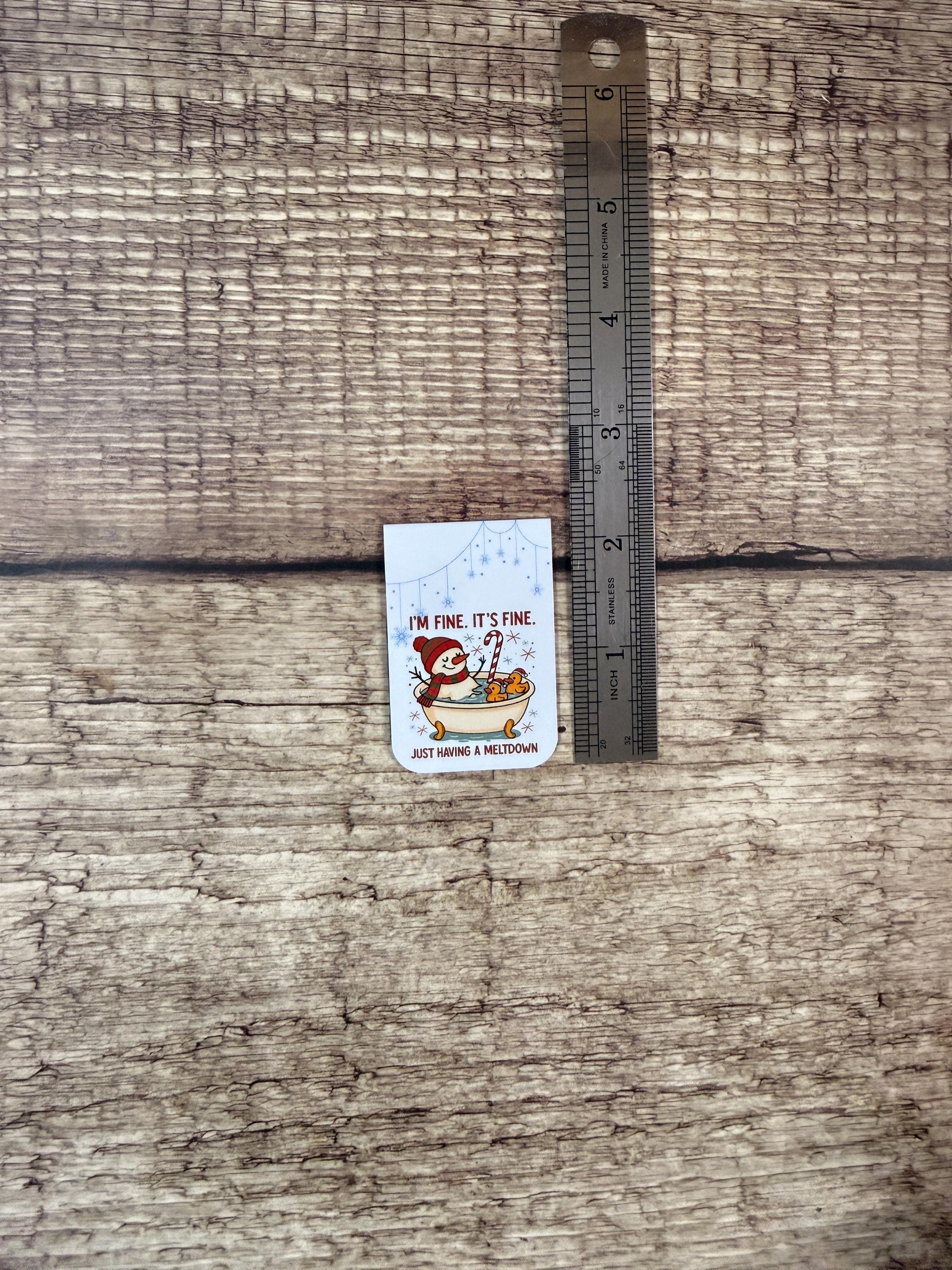 Emotional Support TBR Magnetic Bookmark – Book Lover Bookmark – Page Marker Gift for Readers